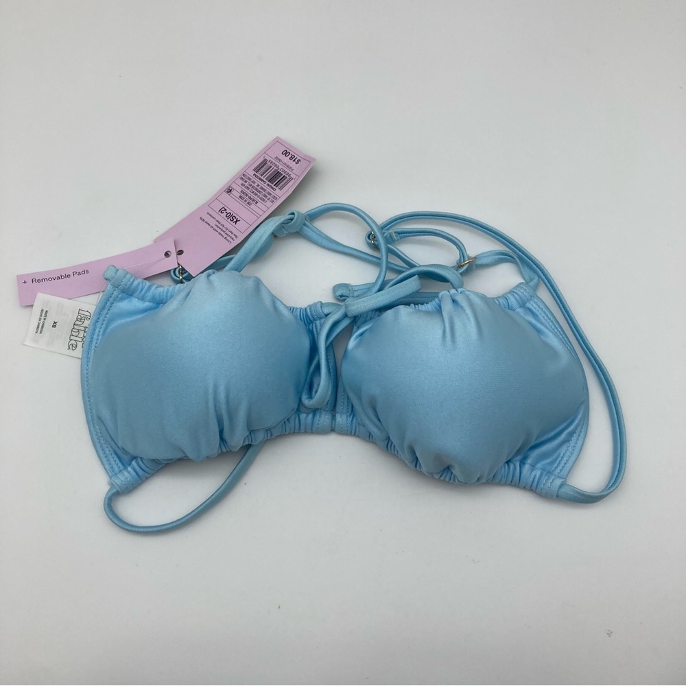 Wild Fable women’s bikini pullover bralette top Blue XS (0-2)